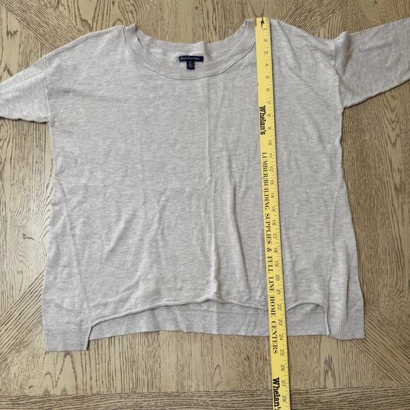 American Eagle Gray Crewneck‎ Sweater Medium - Picture 6 of 8